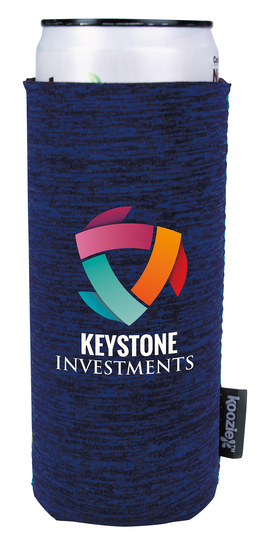 Koozie® Heather Collapsible Slim Can Cooler 2