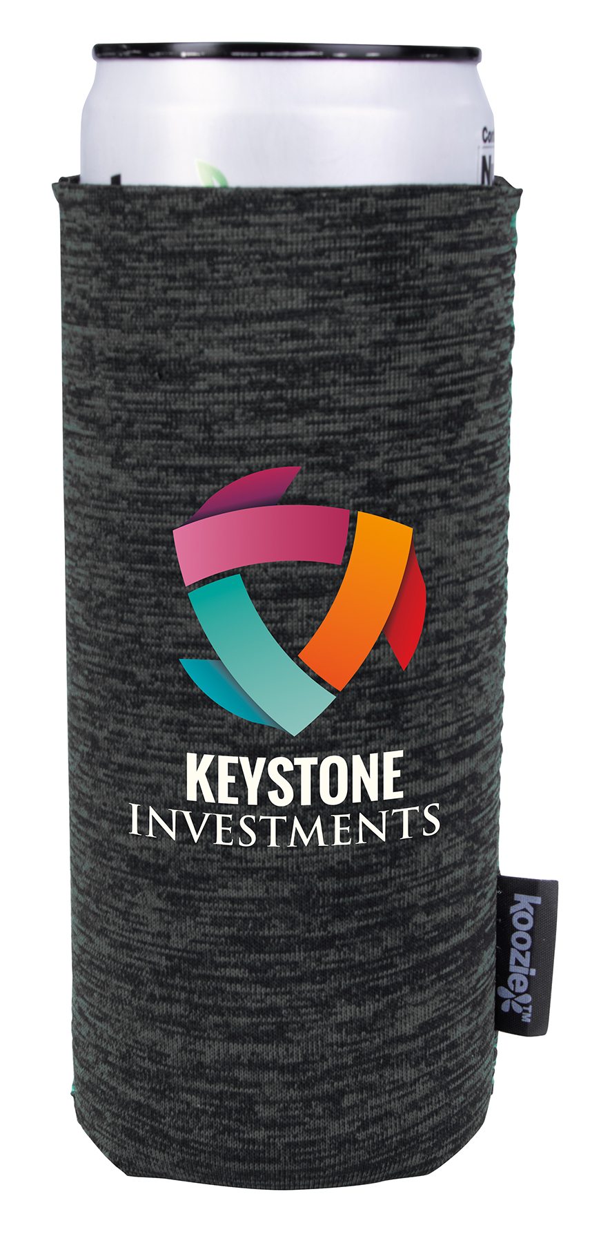 Koozie® Heather Collapsible Slim Can Cooler 2