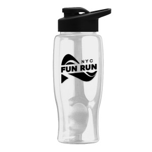 Garyline® Poly+ Bottle with Drink-Thru Lid - 27 oz. 2 Garyline® Poly+ Bottle with Drink-Thru Lid - 27 oz. 2