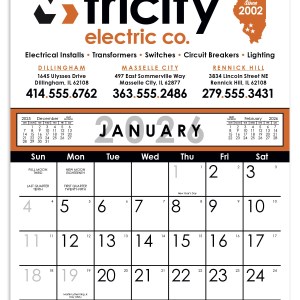 Skinner & Kennedy® Commercial 12-Sheet Calendar 2 Skinner & Kennedy® Commercial 12-Sheet Calendar 2