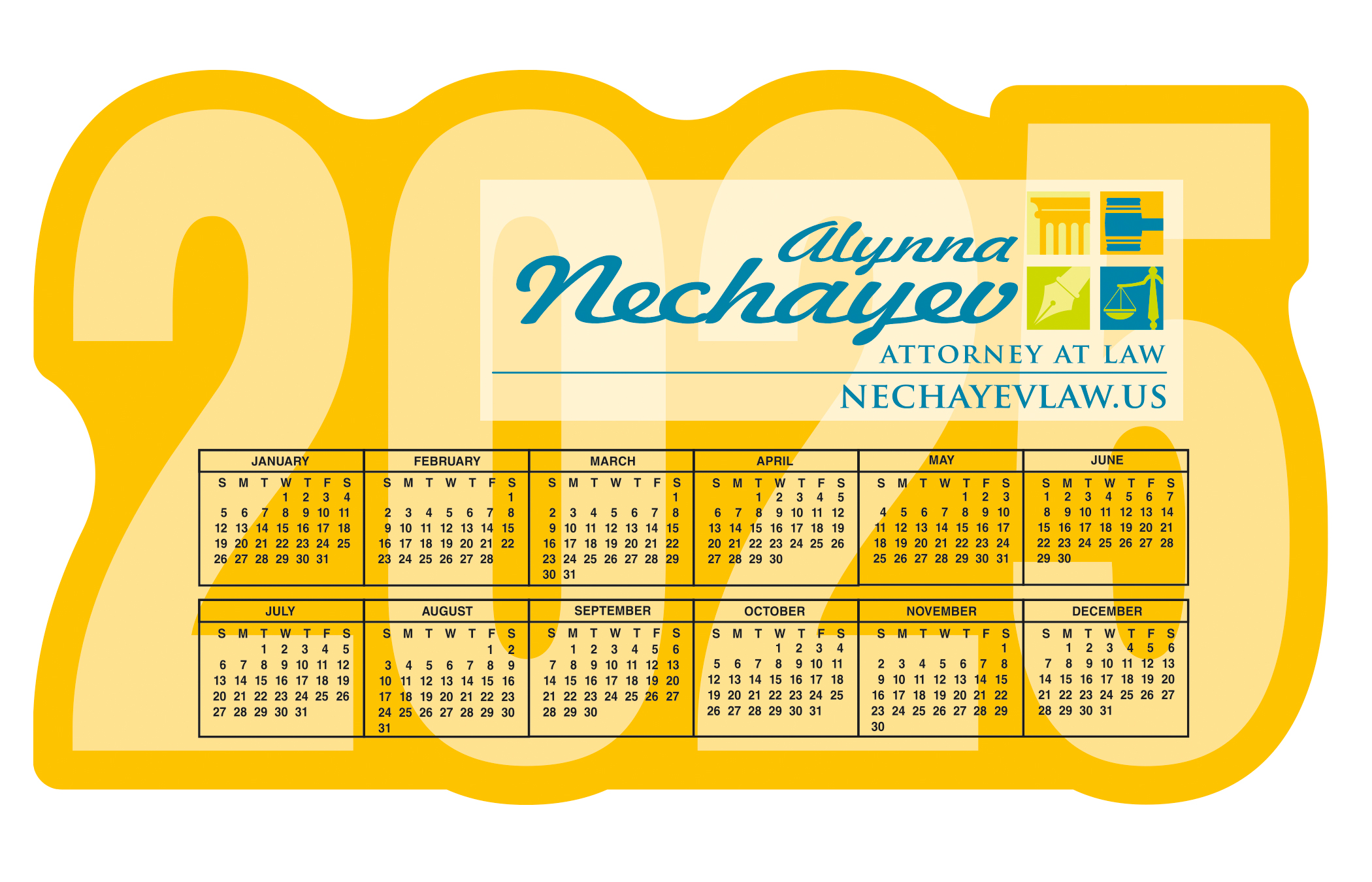 Good Value™ 20 Mil Extra Large Calendar Magnet 2