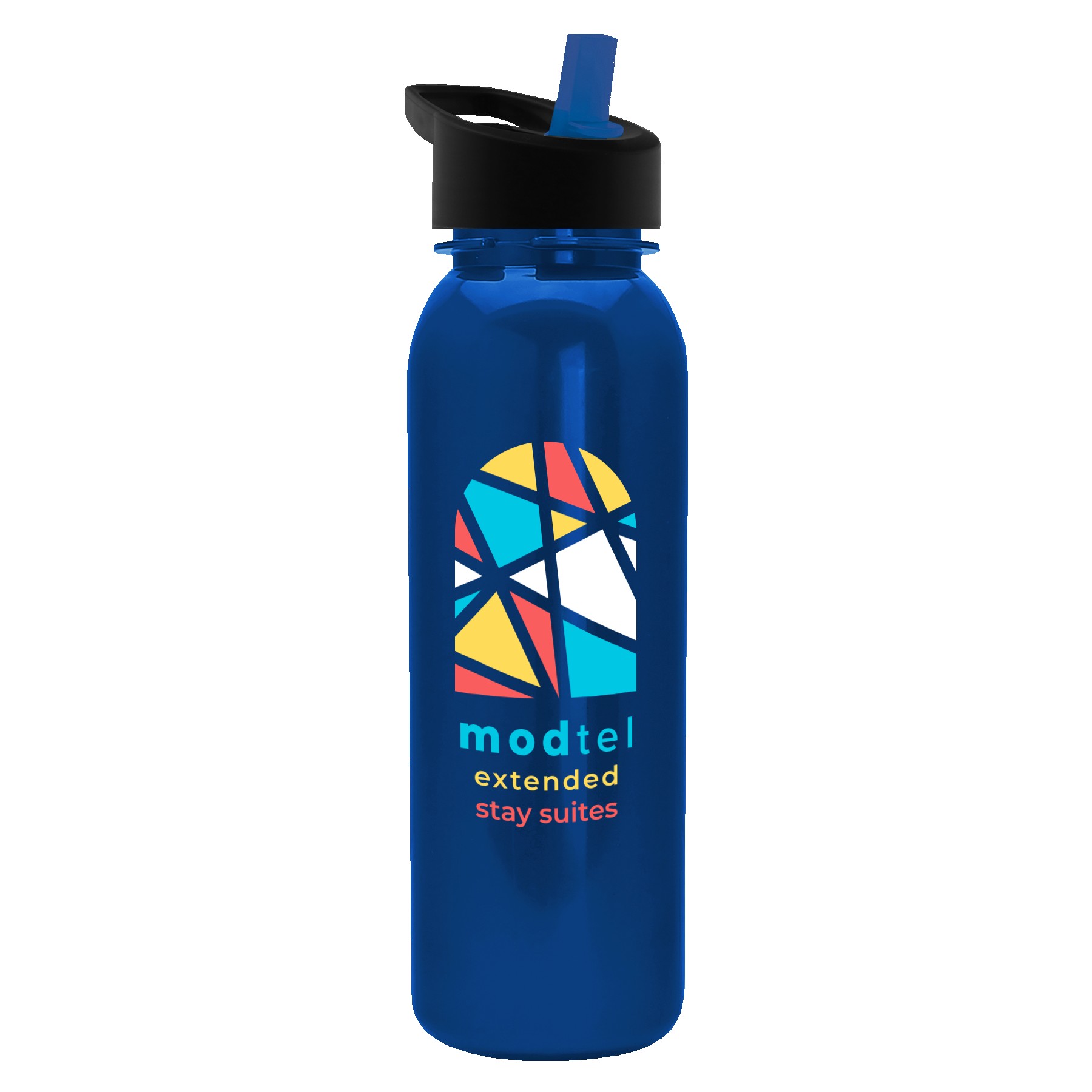 Garyline® Terrain Metallike Bottle with Flip-Straw Lid - 24 oz. 2