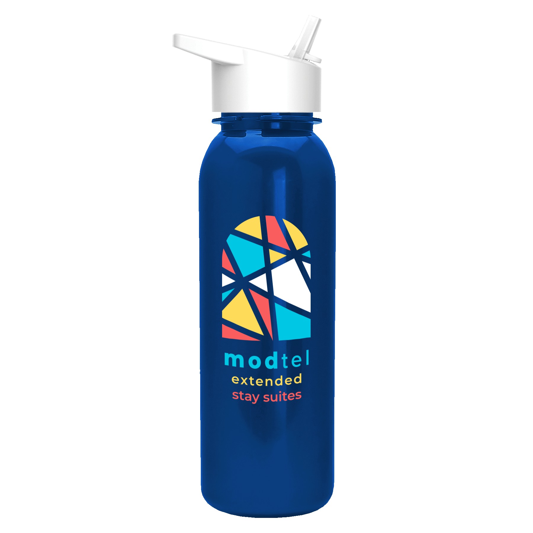 Garyline® Terrain Metallike Bottle with Flip-Straw Lid - 24 oz. 2