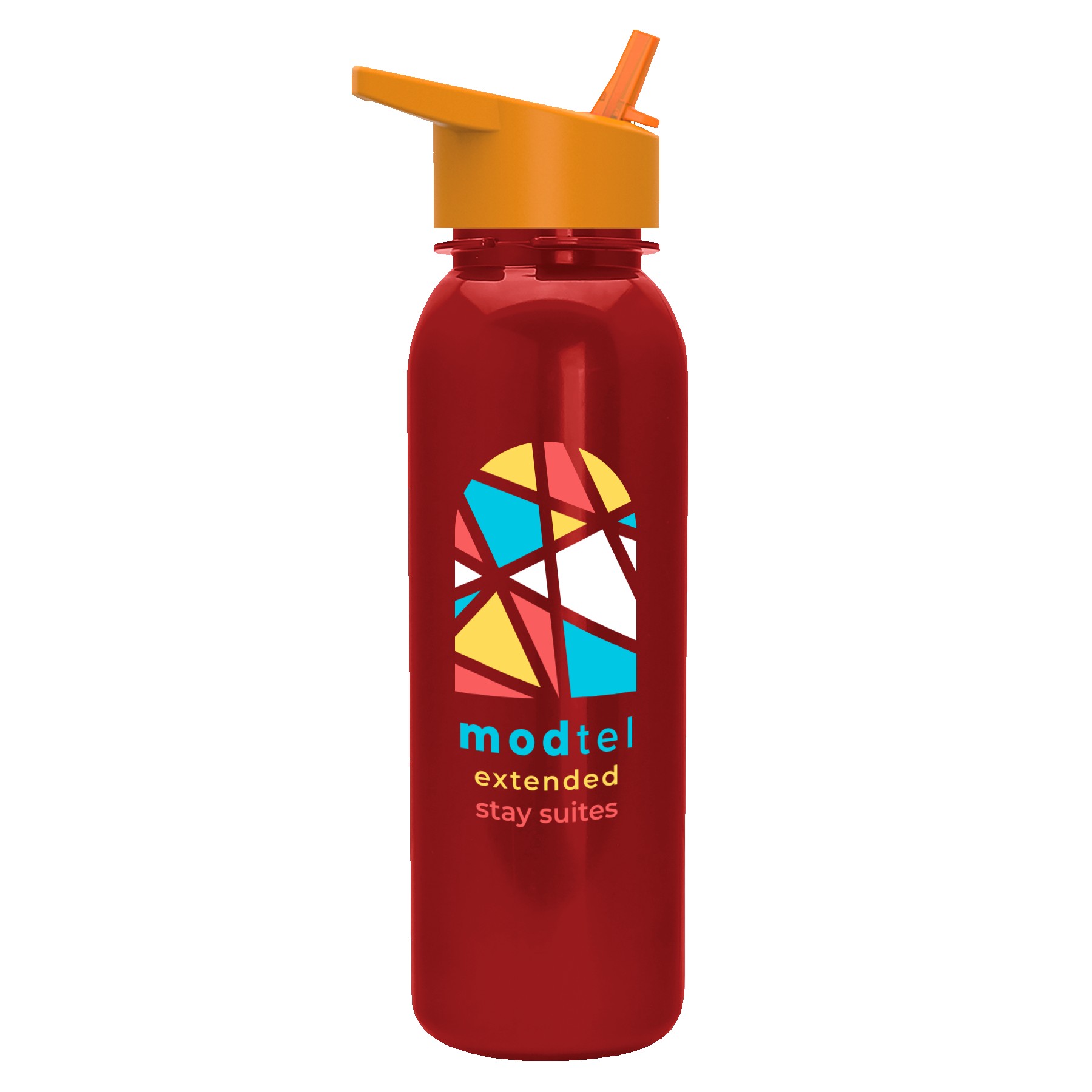 Garyline® Terrain Metallike Bottle with Flip-Straw Lid - 24 oz. 2