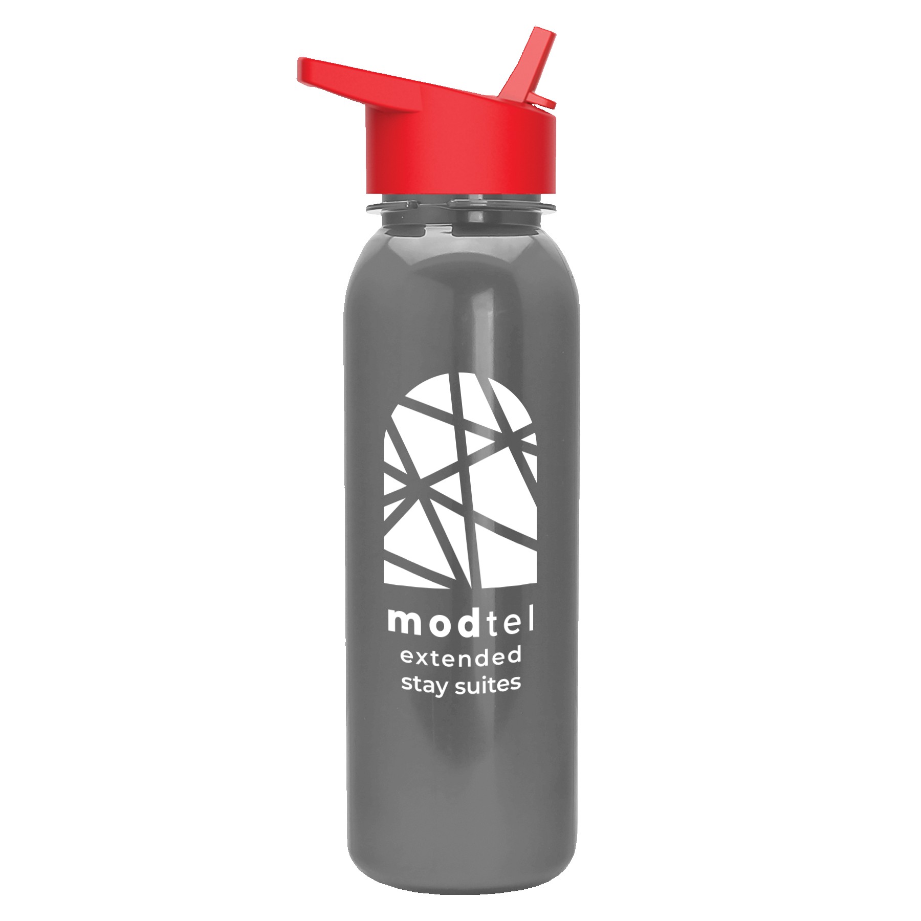 Garyline® Terrain Metallike Bottle with Flip-Straw Lid - 24 oz. 2