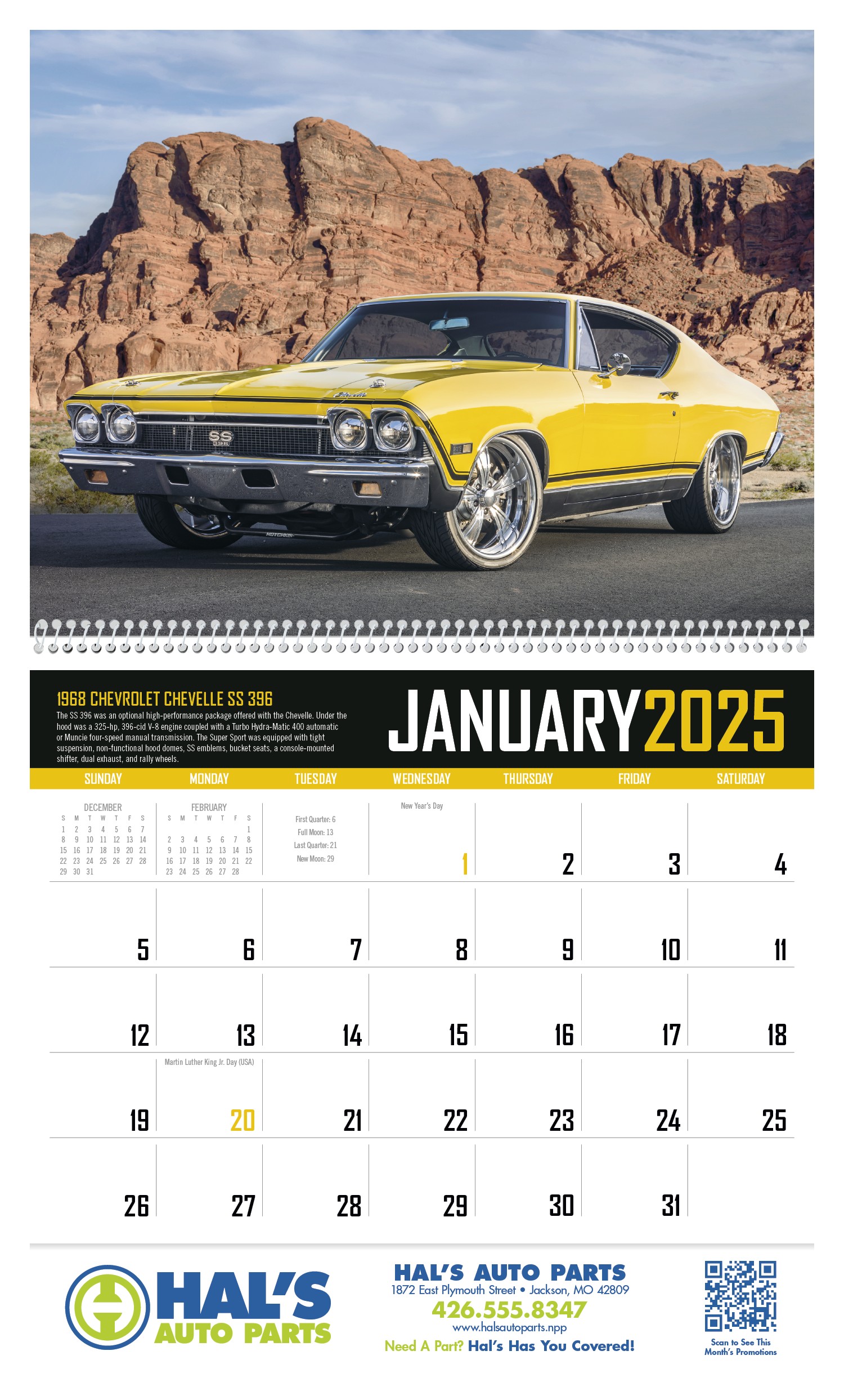 Triumph® Calendars Muscle Cars Calendar 2