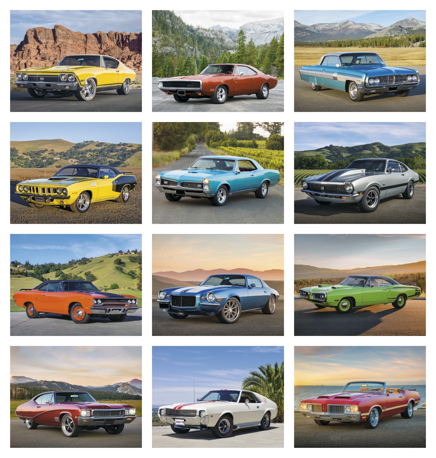 Triumph® Calendars Muscle Cars Calendar 2