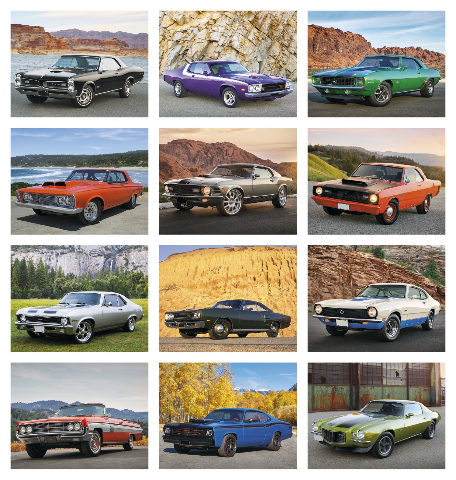Triumph® Calendars Muscle Cars Calendar 2