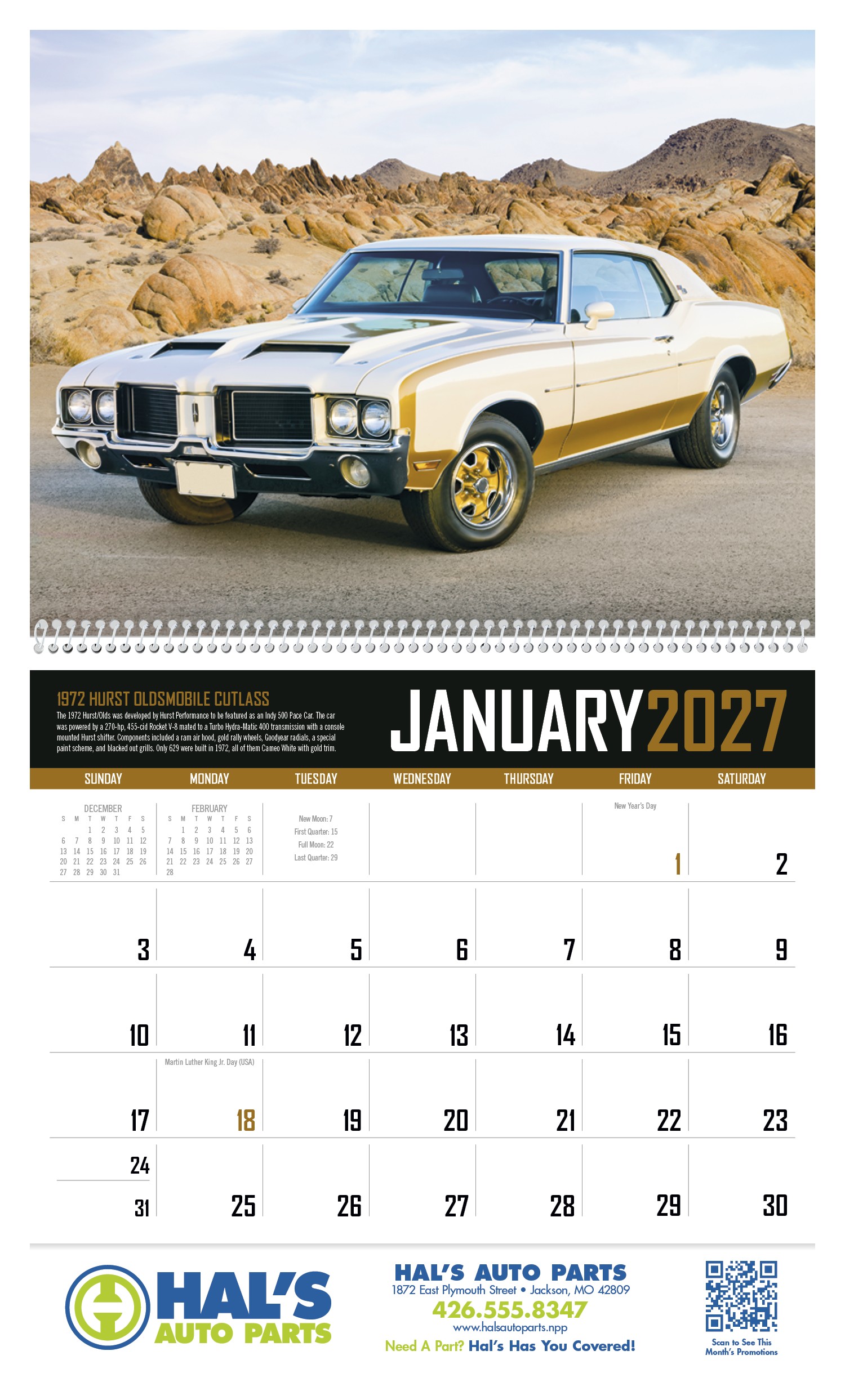 Triumph® Calendars Muscle Cars Calendar 2