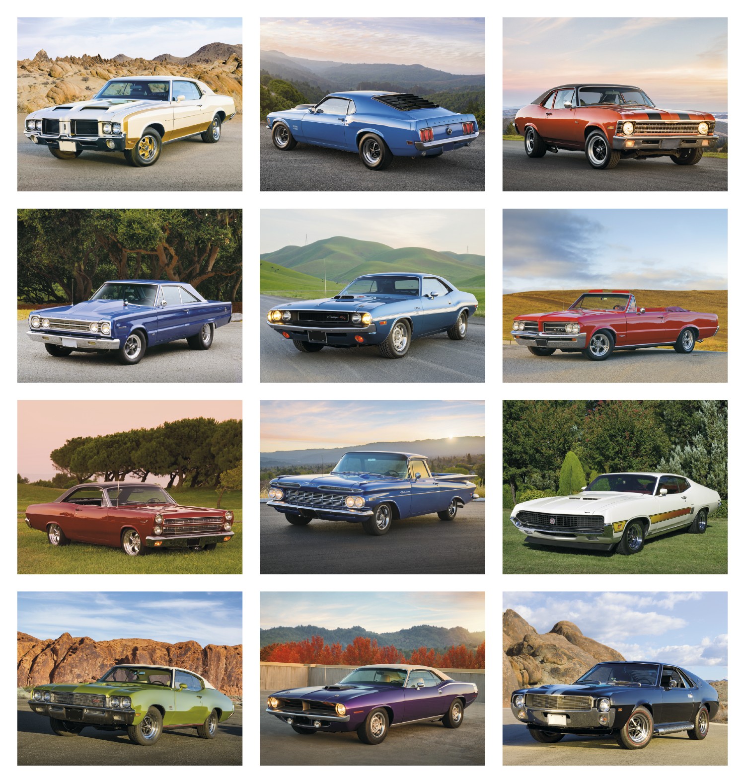 Triumph® Calendars Muscle Cars Calendar 2