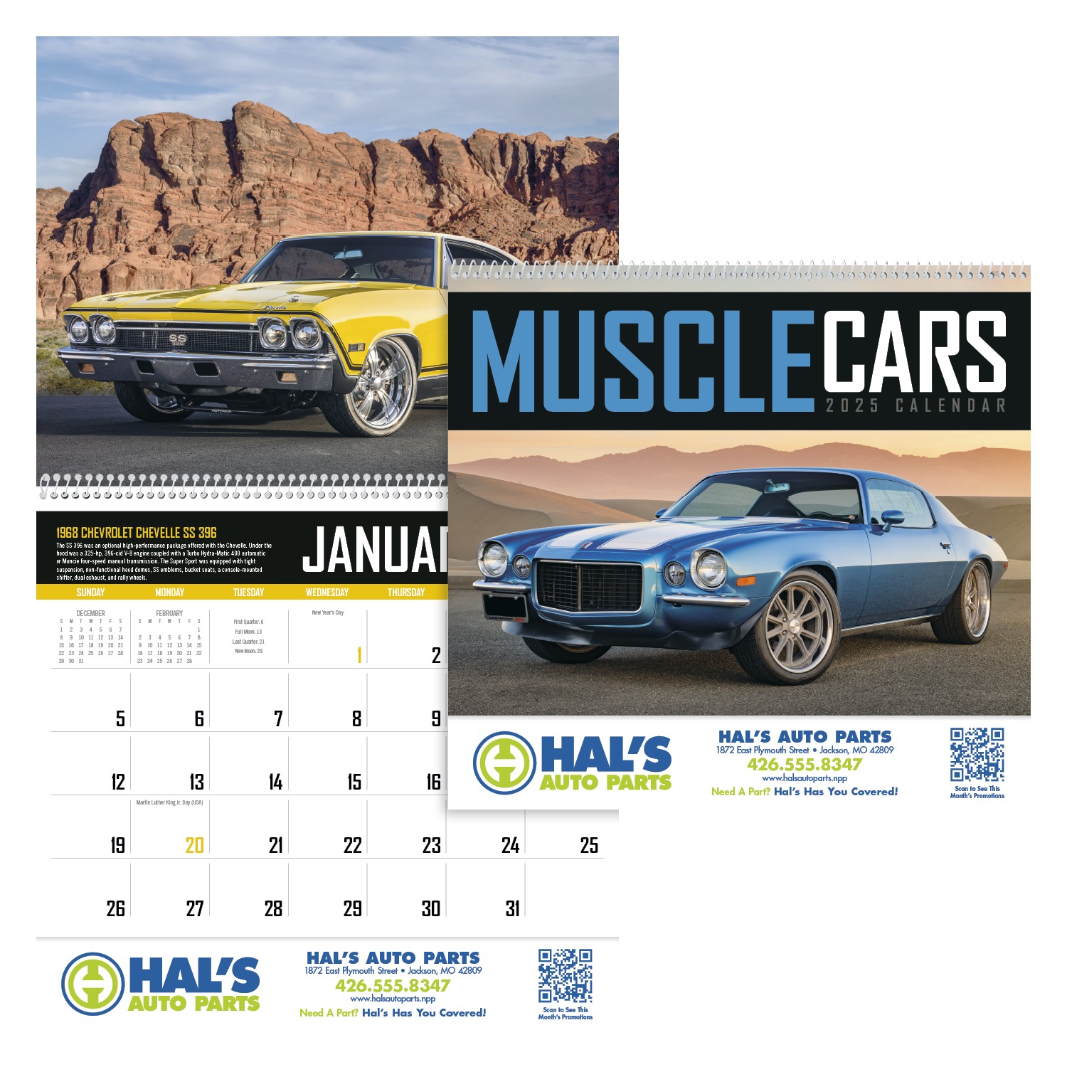 Triumph® Calendars Muscle Cars Calendar 2