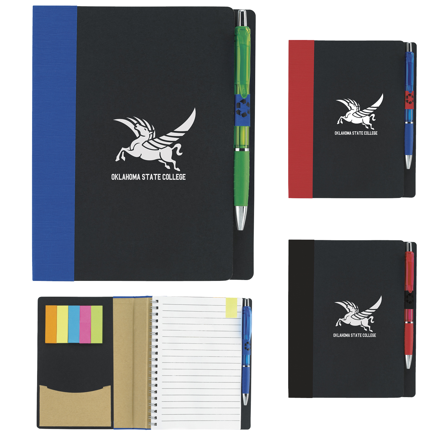 Good Value™ 5" x 7" Recycled Paper Notebook with Flags 2