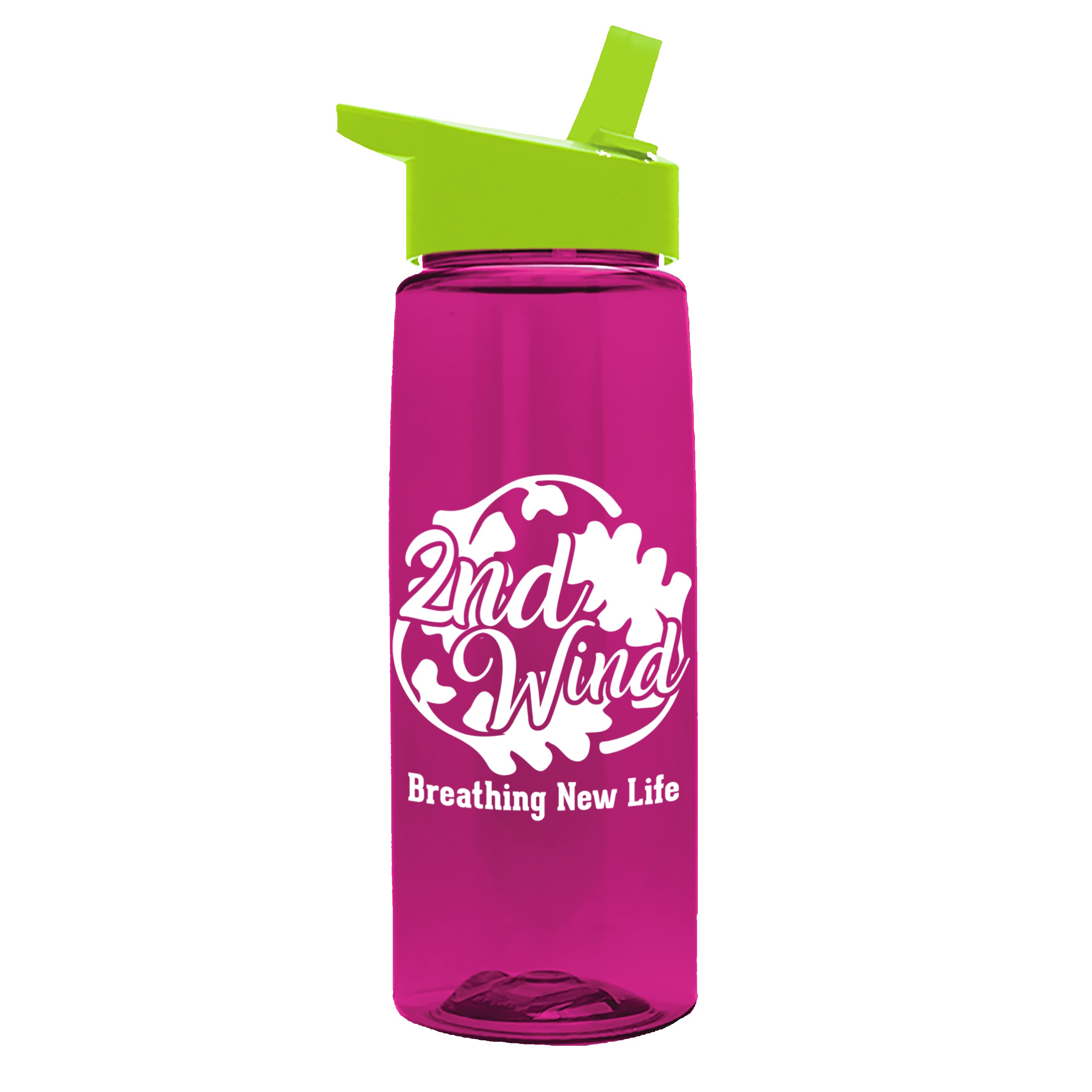Garyline® Flair Tritan® Renew Bottle with Flip-Straw Lid - 26 oz. 2
