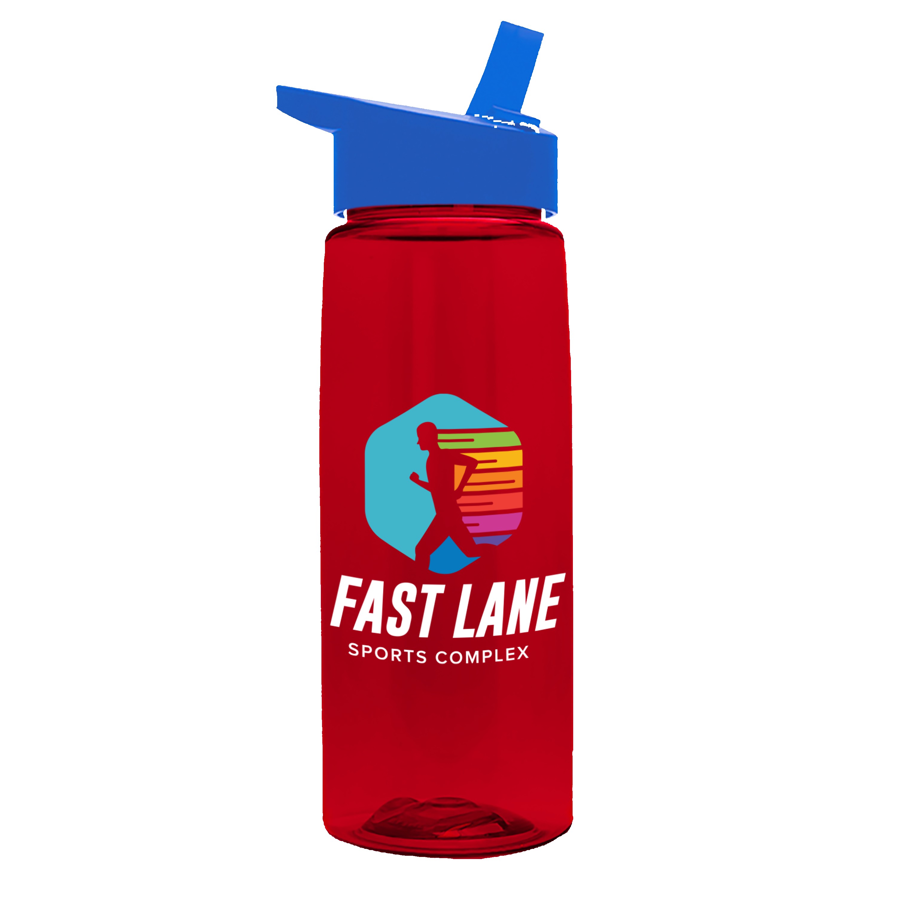 Garyline® Flair Tritan® Renew Bottle with Flip-Straw Lid - 26 oz. 2