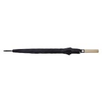 Shed Rain™ 50" RPET Bamboo-Handled Auto-Open Stick Umbrella - 4082 Black Shed Rain™ 50" RPET Bamboo-Handled Auto-Open Stick Umbrella - 4082 Black