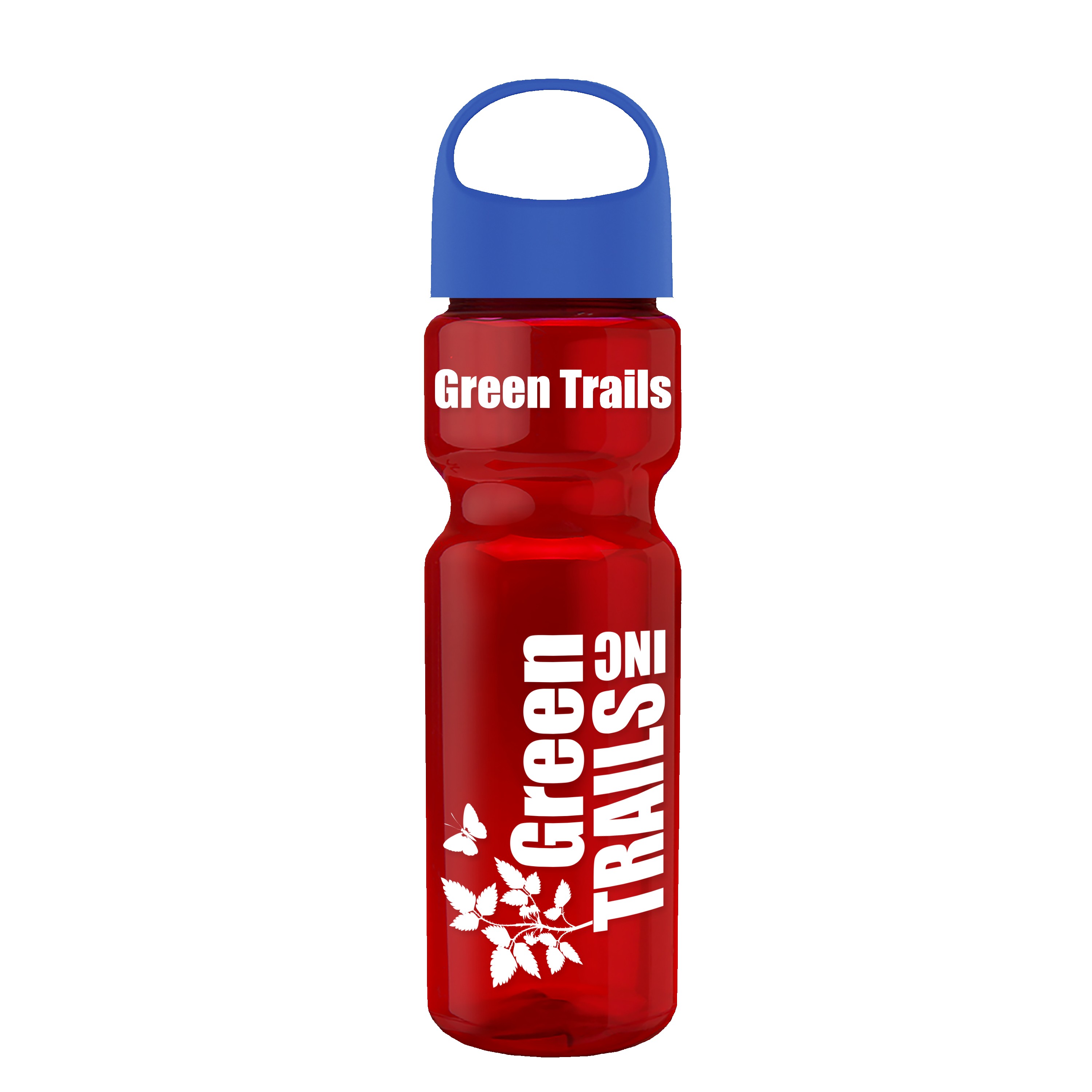Garyline® Champ Recycled Bottle with Oval Crest Lid - 28 oz. 2