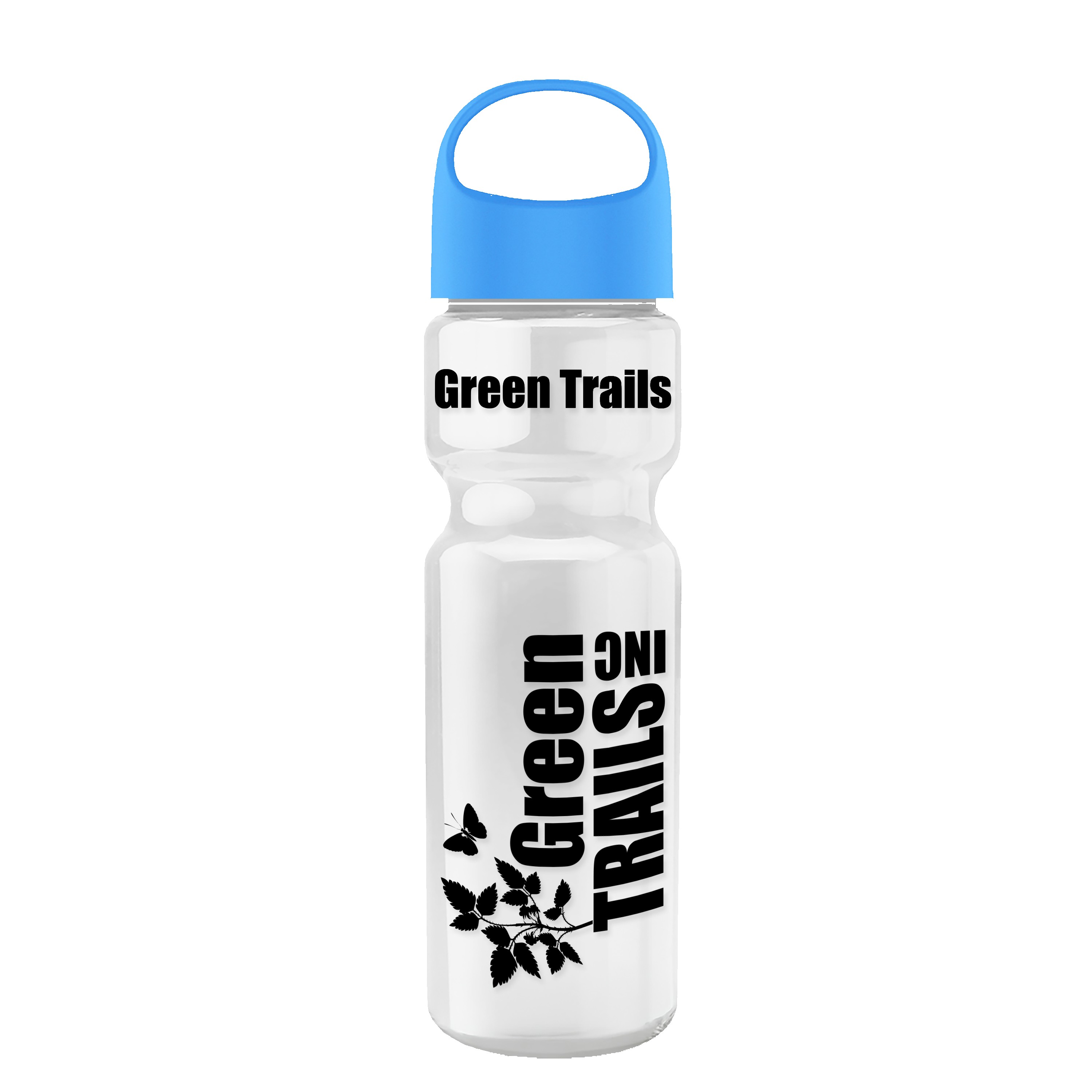 Garyline® Champ Recycled Bottle with Oval Crest Lid - 28 oz. 2