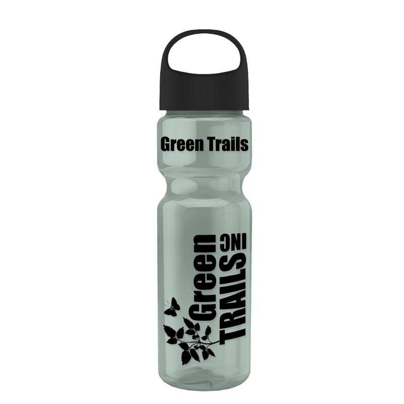 Garyline® Champ Recycled Bottle with Oval Crest Lid - 28 oz. 2 Garyline® Champ Recycled Bottle with Oval Crest Lid - 28 oz. 2