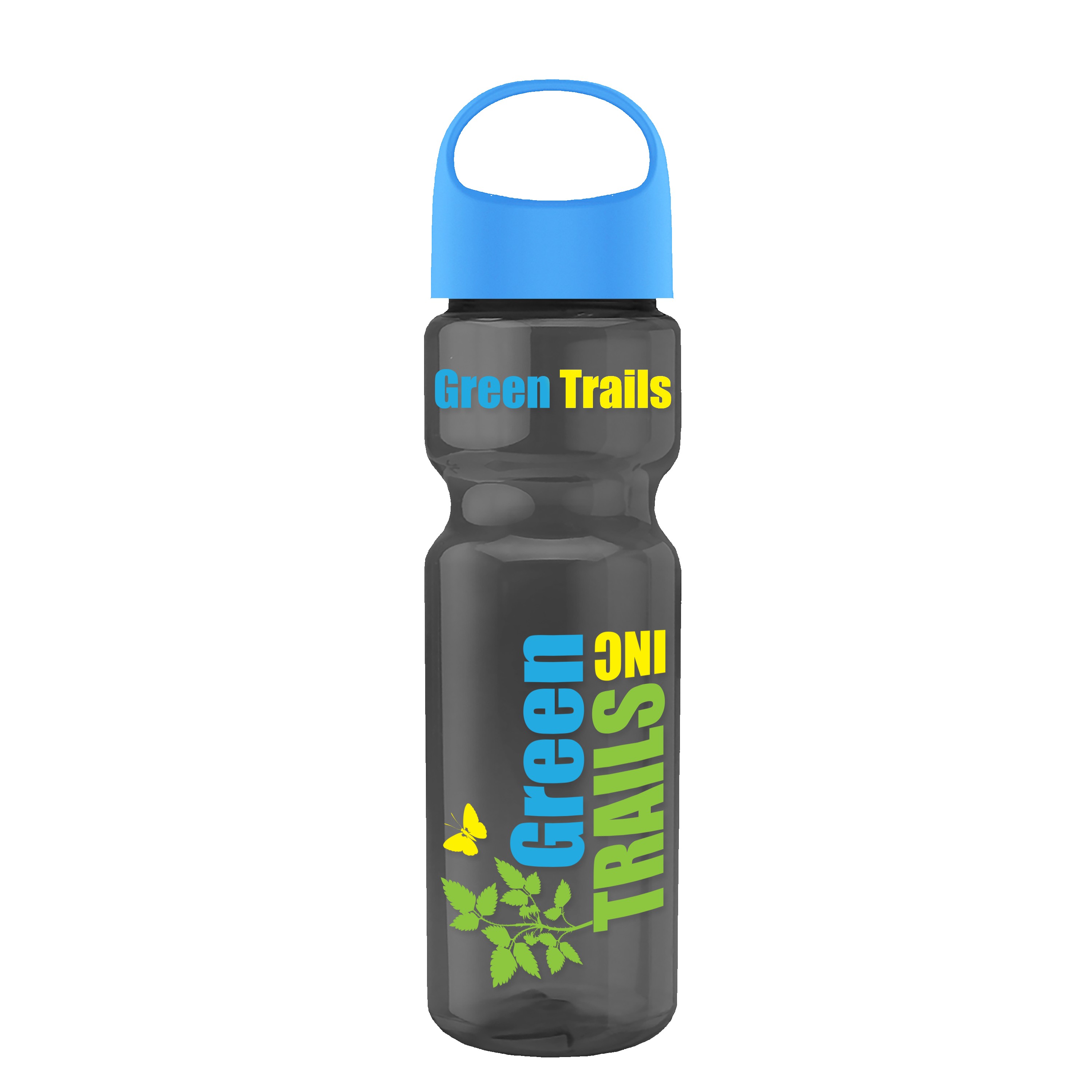 Garyline® Champ Recycled Bottle with Oval Crest Lid - 28 oz. 2