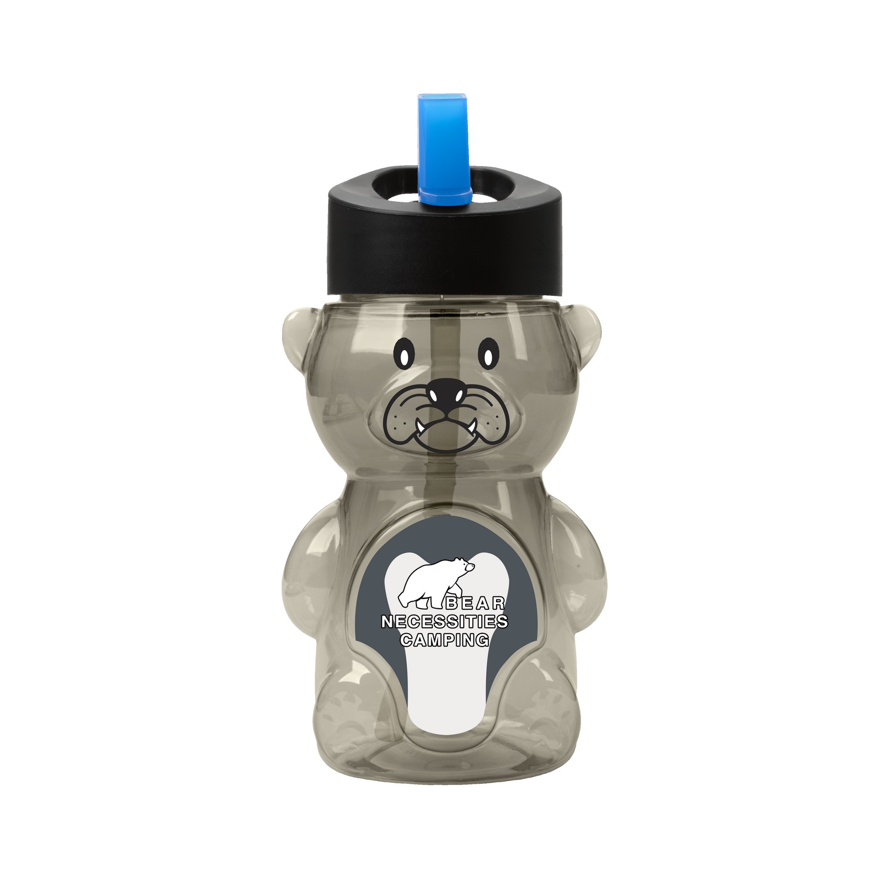Garyline® Cubbie RPET Bottle with Flip-Straw Lid - 20 oz. 2