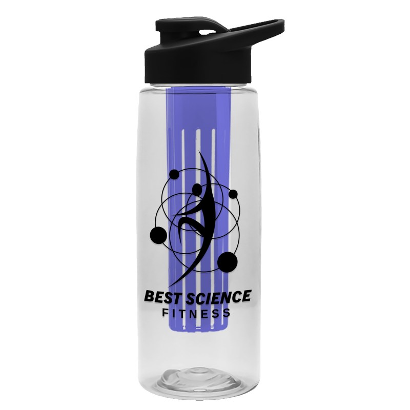 Garyline® Flair Tritan® Bottle with Drink-Thru Lid and Infuser - 26 oz. 2 Garyline® Flair Tritan® Bottle with Drink-Thru Lid and Infuser - 26 oz. 2