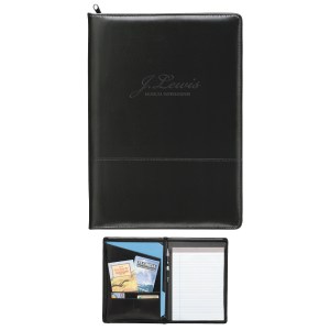 Good Value™ Script Zippered Padfolio 2 Good Value™ Script Zippered Padfolio 2