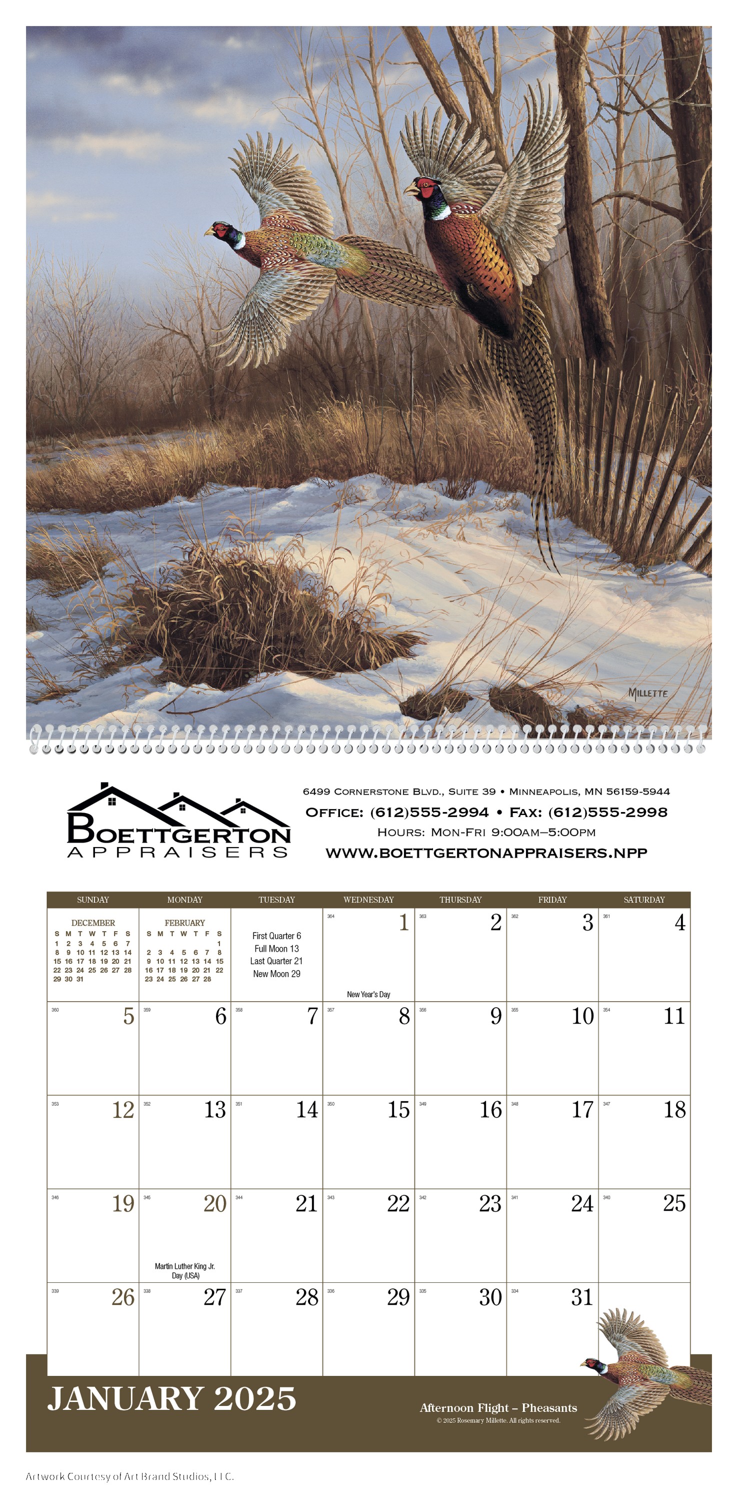 Triumph® Calendars Wildlife Art Calendar 2