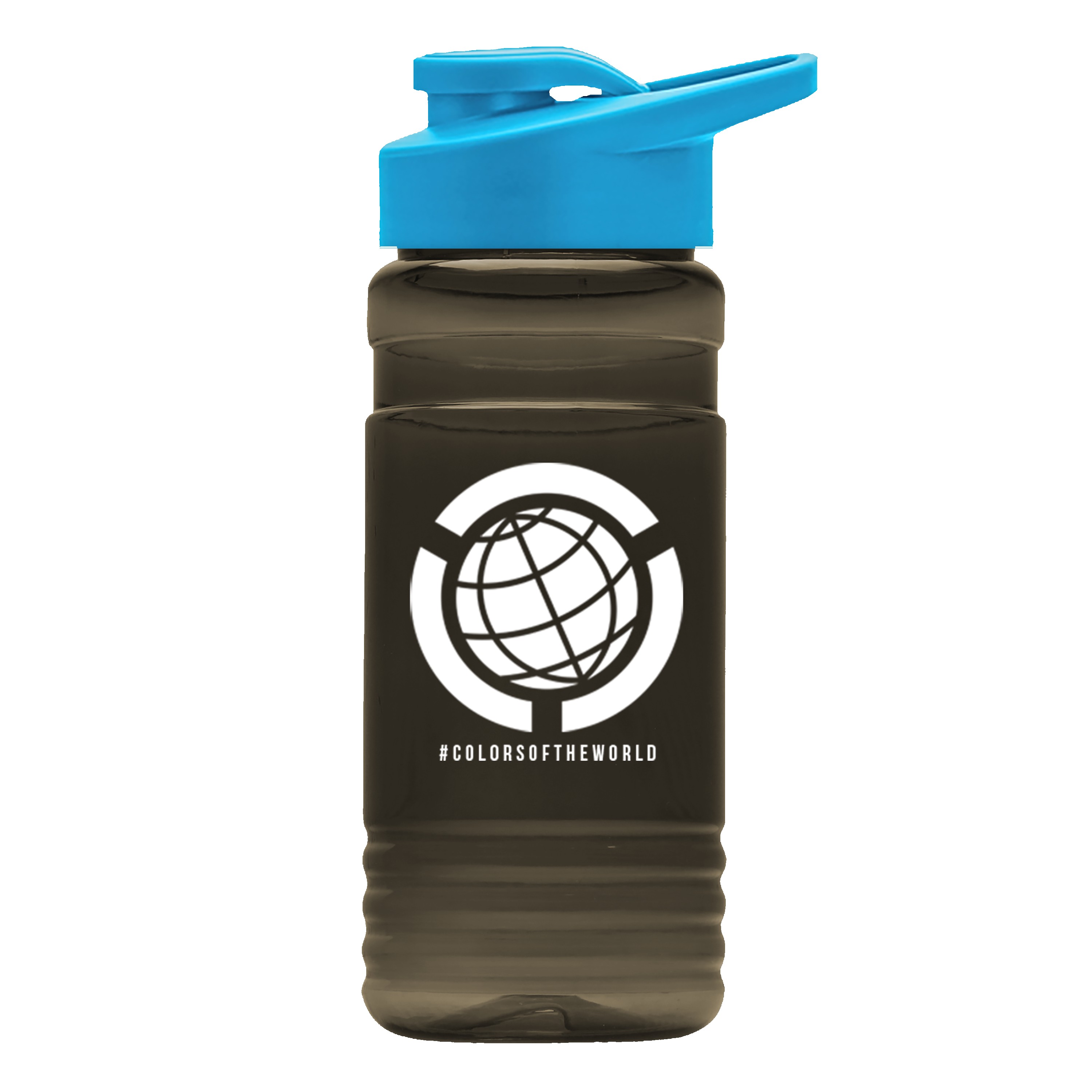 Garyline® RPET Bottle with Drink-Thru Lid - 20 oz. 2