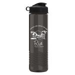 24 Oz. Wave Transparent Bottle w/Flip Top Lid 1 24 Oz. Wave Transparent Bottle w/Flip Top Lid 1