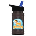 Garyline® Mini RPET Bottle with Flip-Straw Lid - 16 oz. - RP16H_smoke_bottle_blackwithblue_lid_full.png Garyline® Mini RPET Bottle with Flip-Straw Lid - 16 oz. - RP16H_smoke_bottle_blackwithblue_lid_full.png