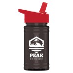 Garyline® Mini RPET Bottle with Flip-Straw Lid - 16 oz. - RP16H_smoke_bottle_red_lid_1c.png Garyline® Mini RPET Bottle with Flip-Straw Lid - 16 oz. - RP16H_smoke_bottle_red_lid_1c.png
