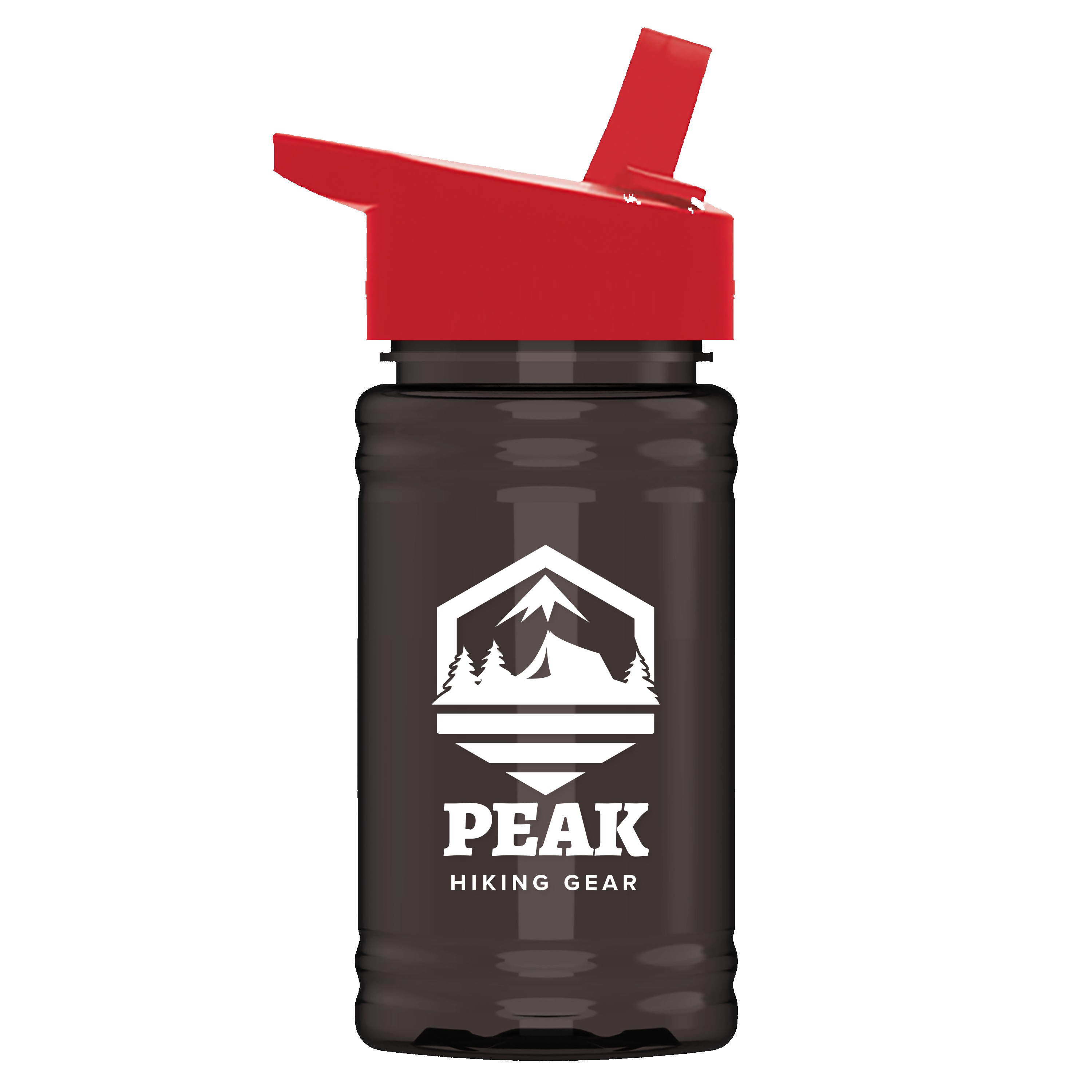 Garyline® Mini RPET Bottle with Flip-Straw Lid - 16 oz. 2