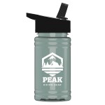 Garyline® Mini RPET Bottle with Flip-Straw Lid - 16 oz. 2 Garyline® Mini RPET Bottle with Flip-Straw Lid - 16 oz. 2