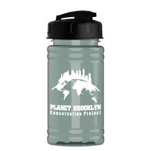 Garyline® Mini RPET Bottle with Flip-Top Lid - 16 oz. 2 Garyline® Mini RPET Bottle with Flip-Top Lid - 16 oz. 2