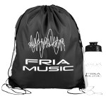Garyline® Graduate Drawstring Backpack with 27 oz. Bottle 2 Garyline® Graduate Drawstring Backpack with 27 oz. Bottle 2