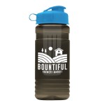 Garyline® Groove Tritan® Bottle with Flip-Top Lid and Infuser - 20 oz. - TRB20FI_smoke_bottle_cyan_lid_frost_infuser_1c.png Garyline® Groove Tritan® Bottle with Flip-Top Lid and Infuser - 20 oz. - TRB20FI_smoke_bottle_cyan_lid_frost_infuser_1c.png