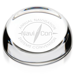 JAFFA® Clear Slant-Top Paperweight 2 JAFFA® Clear Slant-Top Paperweight 2