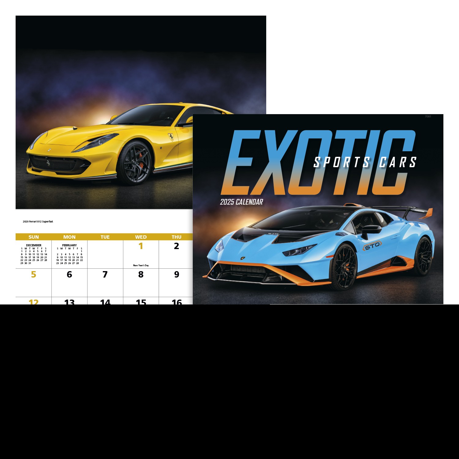 Good Value™ Exotic Sports Cars - Stapled Calendar 2