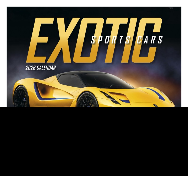 Good Value™ Exotic Sports Cars - Stapled Calendar 2 Good Value™ Exotic Sports Cars - Stapled Calendar 2
