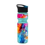 Garyline® Champ Bottle with Pop-Up Lid - 28 oz. - TB28P_translucentteal_bottle_blackwithblue_lid_full.png Garyline® Champ Bottle with Pop-Up Lid - 28 oz. - TB28P_translucentteal_bottle_blackwithblue_lid_full.png