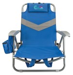 Koozie® Clearwater Beach Backpack Chair - 26181 royal product image Koozie® Clearwater Beach Backpack Chair - 26181 royal product image