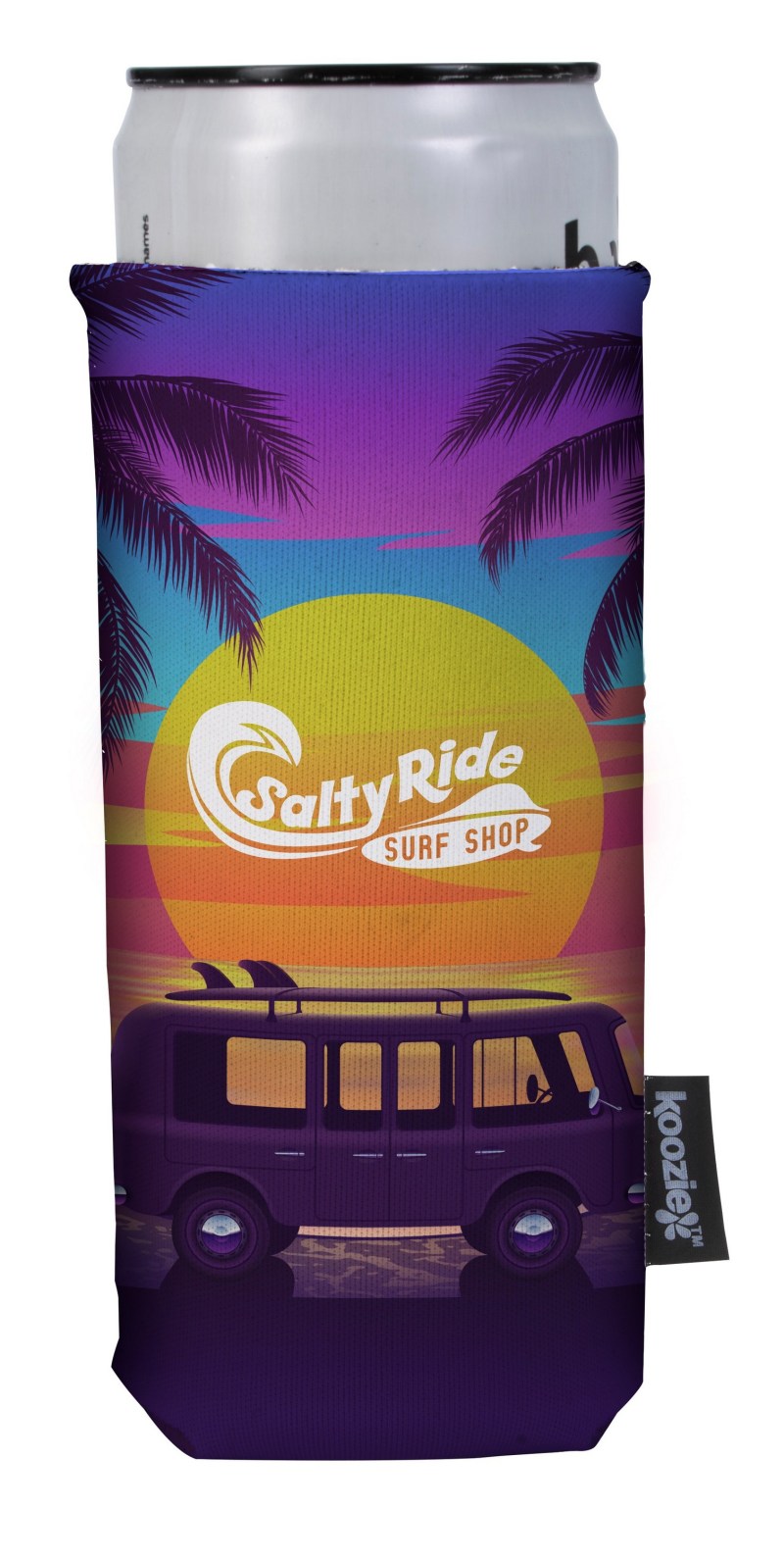 Koozie® Full-Color Collapsible Slim Neoprene Can Cooler 2 Koozie® Full-Color Collapsible Slim Neoprene Can Cooler 2