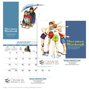 HotLine® Products Norman Rockwell Appointment Calendar - Stapled 2 HotLine® Products Norman Rockwell Appointment Calendar - Stapled 2