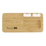 Bamboo 10W Wireless Charging Pad with Cable Organizer 2 Bamboo 10W Wireless Charging Pad with Cable Organizer 2