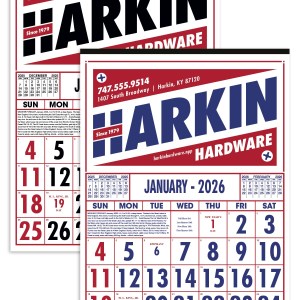 Skinner & Kennedy® Commercial 12-Sheet Calendar 2 Skinner & Kennedy® Commercial 12-Sheet Calendar 2