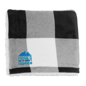 Microfiber Plaid Sherpa Blanket 2 Microfiber Plaid Sherpa Blanket 2