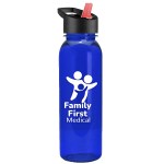Garyline® Flat-Sided Tritan® Bottle with Flip-Straw Lid - 24 oz. - TXB241H_translucentblue_bottle_blackwithred_lid_1c.png Garyline® Flat-Sided Tritan® Bottle with Flip-Straw Lid - 24 oz. - TXB241H_translucentblue_bottle_blackwithred_lid_1c.png