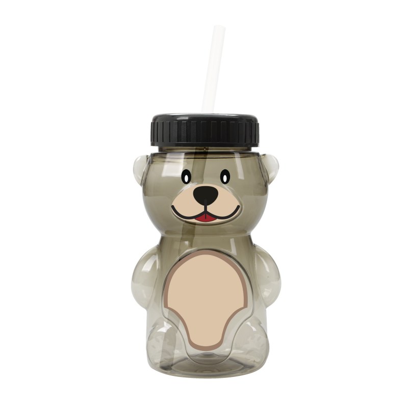 Garyline® Cubbie RPET Bottle with Straw Lid - 20 oz. 2 Garyline® Cubbie RPET Bottle with Straw Lid - 20 oz. 2
