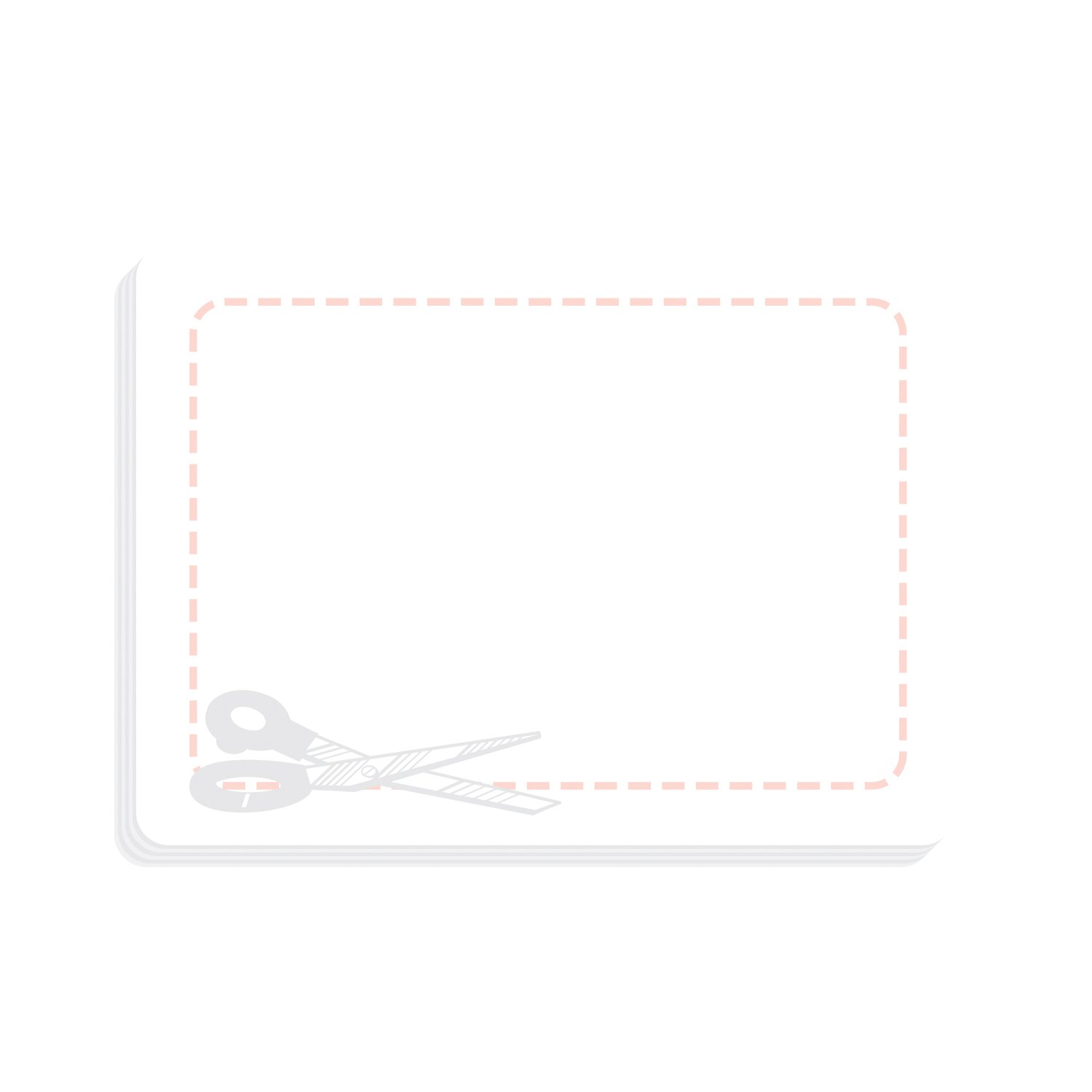 Souvenir® Sticky Note™ 4" x 3" Die Cut Pad, 25 sheet 2