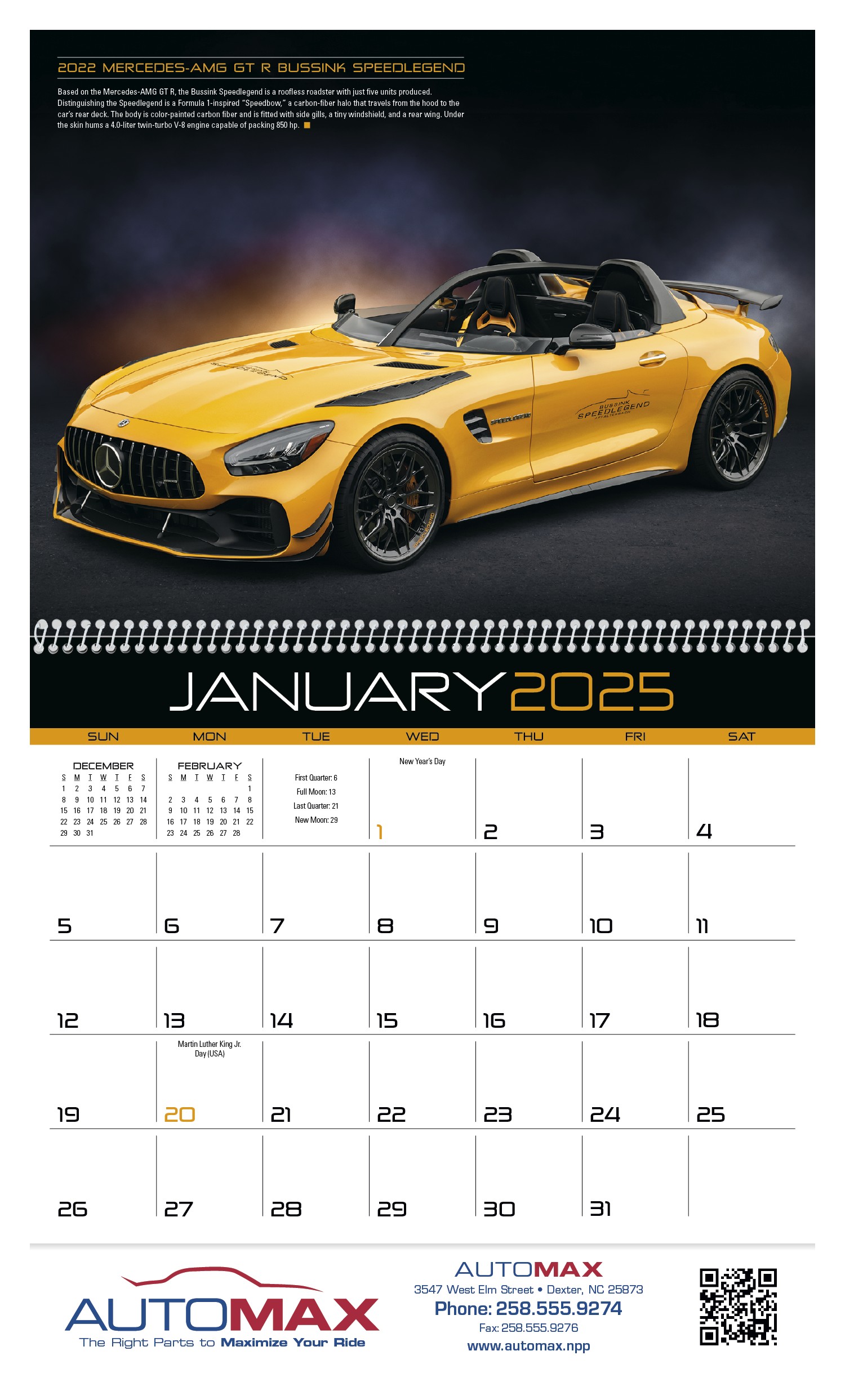 Triumph® Calendars Exotic Cars Calendar 2